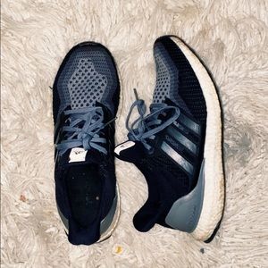Adidas ultra boosts grey and black